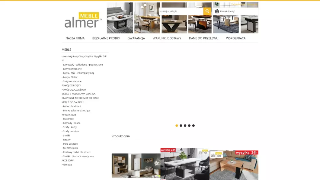 Producent mebli ALMER MEBLE - podgląd