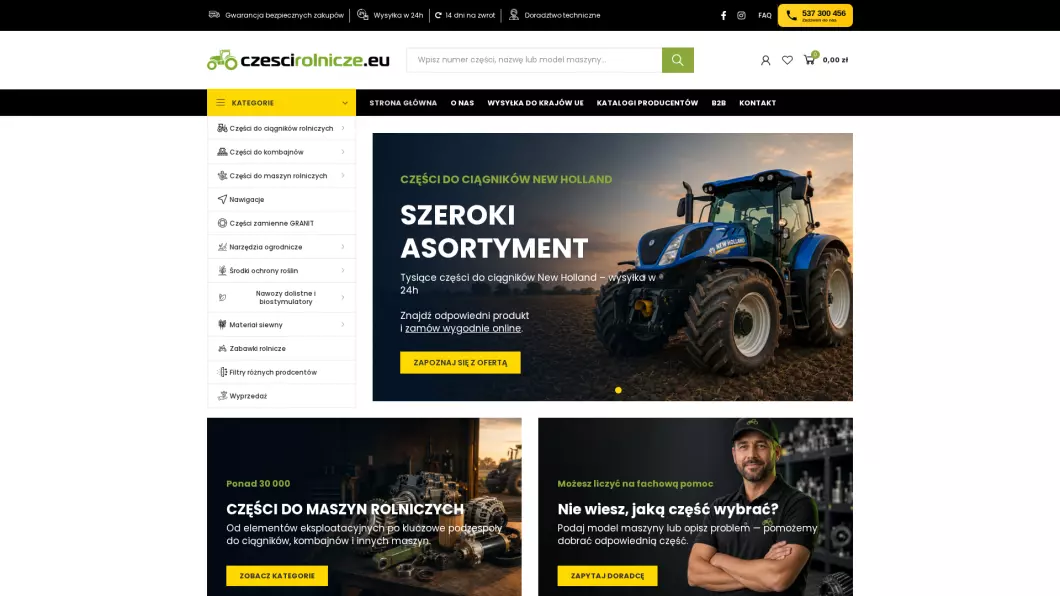 Części do maszyn rolniczych - czescirolnicze.eu - podgląd